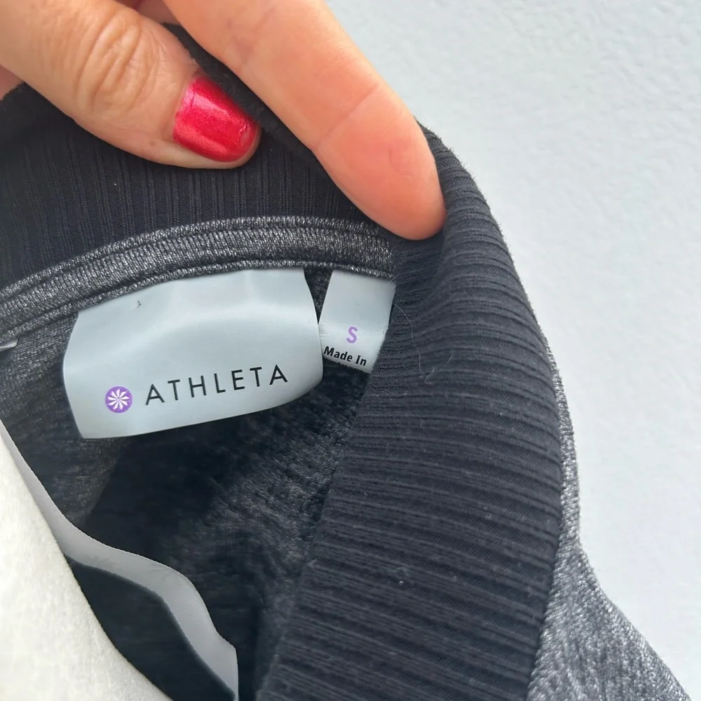 Athleta jacket WOMENS Small full zip bombastic bomber athleisure workout active - Picture 5 of 9